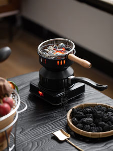 Electric Charcoal Igniter Grill Home Use Fire Starter Tea Charcoal Burning Tool Metal Body Daily Use Chinese Style Tea Ceremony