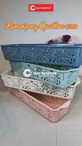 Clio Storage Basket Serbaguna Isi 6 pcs/Keranjang Quattro 8361 Plastik