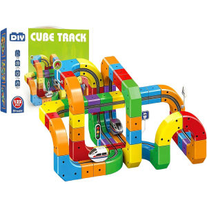 Electric Magical Track Train Gravity-Defying 3D Flexible Building Toy Race Tracks For Toddlers STEM Educational Toys Gift