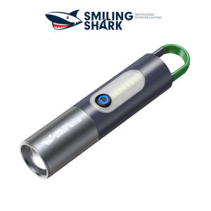 Smiling-Shark-SD0708-Led-Torchlight-Flashlight-COB-M77-Super-Bright-Torch-Light-With-Hook-USB-Rechargeable-Zoomable-Waterproof-Home-Outdoor-Emergency-Camping-Lighting