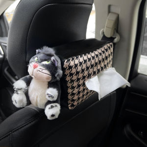 XINZHIXING | Cute Dog Aesthetic Creative Car Paper Tissue Box Wall-mounted