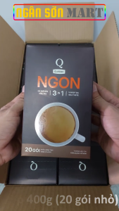 Cà phê sữa Ngon Trần Quang hộp giấy 400g (20 gói nhỏ 20g)