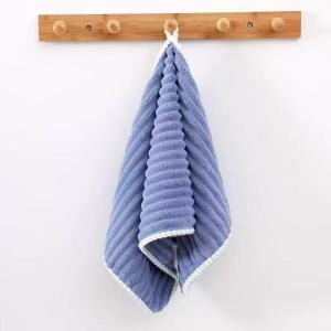 EELHOE | New Coral Fleece Towel Solid Color Soft And Absorbent Multi-purpose Suitable For Hotel BathroomsAcc