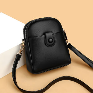 Mini Crossbody Shoulder Bag for Women Mobile Phone Wallet Autumn Winter New Style Versatile Ladies Handbag Soft PU Leather