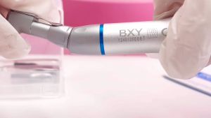 Dental Low Speed Contra Angle Handpiece Wrench Type Low Rotation 1:1 Direct Drive Gear Ratio Apply for Burs ø2.35mm Fit NSK