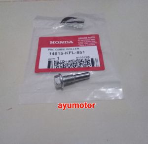 baut pin roller guide arm tensioner kamprat keteng legenda revo supra fit supra x 125 f1 new original honda 14615KFL851