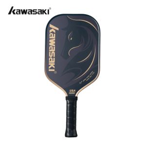Kawasaki | Kawasaki Pickleball Paddle T700 Carbon Fiber Shock Absorbent Handle High Power Fast Response Racket for Advanced Players