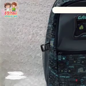 Tas Ransel Smiggle Games FoldOver / Tas Sekolah Anak Laki-Laki Smiggle Game Kick On / Backpack School Games Boy