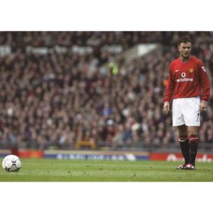 Beckham Classic Retro Poster Self Adhesive Bedroom Wall Art Dormitory Room Decor Modern Minimalist Metal Framed Single Piece