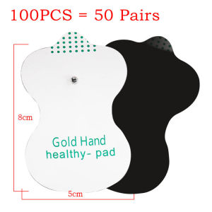 Miếng Dán Gel Điện Cực Gắn Nhanh Cho Máy Massage Cơ TENS EMS Miếng Dán Thay Thế 8x5.5cm Gel Dẫn Điện Phụ Kiện Kích Thích Cơ Thể
