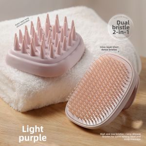 momoup | 2-in-1 Silicone Head Washing and Massaging Comb