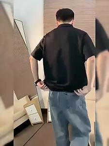 Áo Polo Nam Dày Kiểu Trẻ Trung 短袖