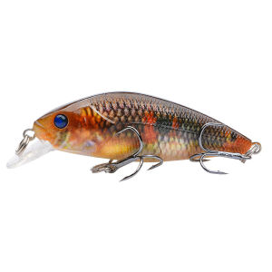1 CÁI Mồi Câu Nổi 6.9cm/6.5g Loại Ném Xa Có Hạt Kêu Lắc Lư Hoạt Động Rung Động Cá Giả Dạng Cá Con Dùng Cho Câu Cá Biển Sông Hồ