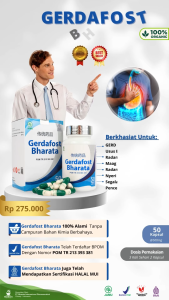 Gerdafost Bharata - Obat Gerd Asam Lambung Mual Magh Kronis Tukak Lambung Paling Ampuh