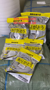 Dây mạng Cat6 bấm sẵn Arigato 10m 15m 20m 25m 30m Tốc độ cao lõi trợ lực hỗ trợ 1000Mbps / 250MHz