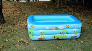 🔝 Original 【24 hours delivery】1.2M Inflatable Rectangular Pool Durable&Thickened Swimming Pool Childrens Outdoor Swimming Pool