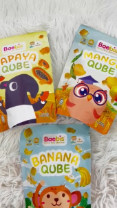 Baebis 100% Natural Qube 20g (Banana / Papaya / Mango)