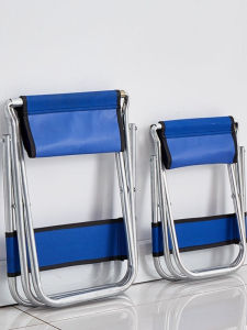 Portable Outdoor Folding Chair Small Art Student Fishing Chair Sturdy Hook Foldable Chair for Camping Travel And Outdoor Use