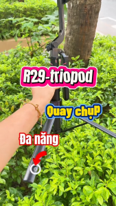 Gậy Chụp Hình R29 Cầm Tay 4 Chân Đa Năng Nhỏ Gọn Quay Video Livestream Tripod Chắc Chắn Đẹp Cao 1m8 68 Leon