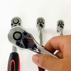 12Pcs Set Heavy Duty Ratchet Wrench Socket Spanner Tool Set Tools / Sepanna Alatan Tangan Soket Tahan Lasak