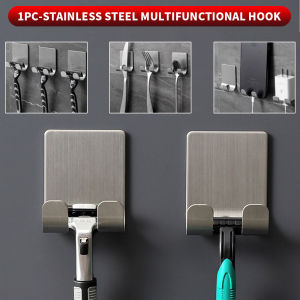 1/3/6PCS Shaver Rack - Bathroom Shaver Hook - Hook Hanging Rack Storage Stand Vintage Manual Shaver Stand