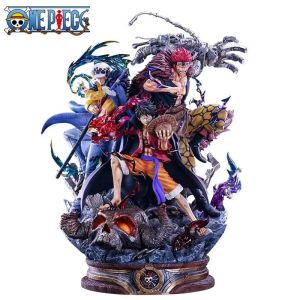 23cm Anime One Piece Figures: Luffy & Trafalgar Action Figure Collection
