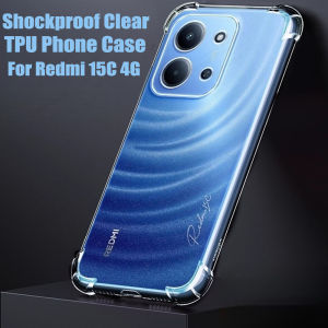 Soft Clear TPU Phone Case for Xiaomi Redmi 15C 14C 13C 12C 12 10C Shockproof Cover on Redmi Turbo A5 A4 A3 K80 Ultra K70 Pro