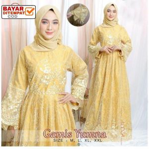 COD (new gamis)SIZE M L XL XXL 3L / GAMIS PESTA / JUMBO /MAXI DRESS/TILE /BRUKAT
