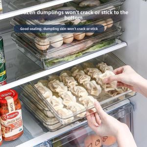 DIHUANTUO | Transparent High Capacity Freeze Suitable Dumpling Box