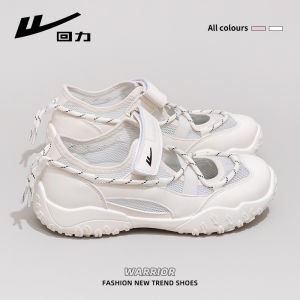 Warrior | Giày thể thao lưới thoáng khí cho nữ phong cách thường ngày đế mềm giày lười thời trang