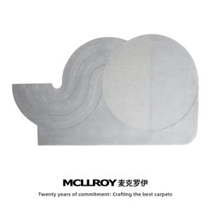 SoFINO | Luxury Handwoven Irregular Creative Simple Carpet