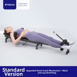 Multi-Functional Heightening Neck And Lumbar Spine Reliever Leg Stretching Fitness Traction Inverter Machine for Home Use