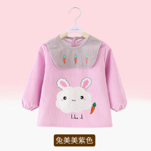 Váy Công Chúa Cho Bé Gái Váy Chống Thấm Nước Cho Trẻ Em Chất Liệu Vải Nhung Dài Tay Mùa Thu Đông Váy Bảo Vệ Khi Ăn Cho Bé