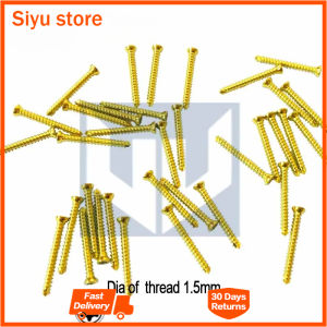 1.5mm titanium alloy cancellous bone self-tapping screw pure titanium ALPS small animal star screw pet orthopedics TPLO