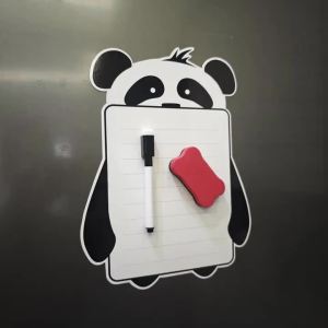 Bảng Ghi Chú Từ Tính Hình Gấu Trúc Dễ Thương Có Thể Xóa Được Trên Tủ Lạnh Kèm Bút Đánh Dấu Và Tẩy - Dụng Cụ Sắp Xếp Và Trang Trí Nhà Bếp