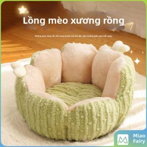 Giường Thú Cưng Bán Kín Có Thể Giặt ấm
