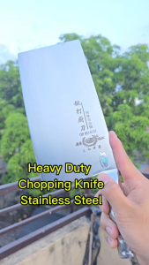 Heavy Duty Stainless Steel Chopping Knife Sharp Kitchen Cleaver Butcher Knife for Meat Vegetables Cooking