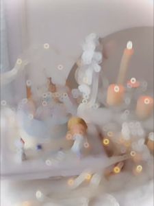 Action Figure Q Posket Hiasan Cake Elsa Putih Princess Qposket Topper Elsa Anna Olaf Cake Hiasan Pajangan-Kualitas Premium