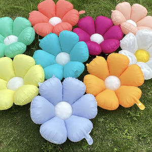 Candy Daisy Flower Balloon Sunflower Theme Aluminum Foil Balloon Birthday Party Shower Wedding Decoration Flower Balloon