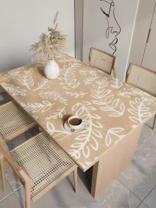 High-end Square Waterproof Leather Tablecloth