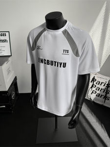 American Retro Quick Dry Short Sleeve Mens T-shirt Summer Youth Breathable Basketball Training Sports Half Sleeve T-shirt