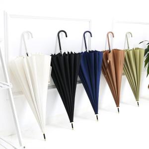 Stylish Wind-Resistant Long Handle Sun and Rain Umbrella