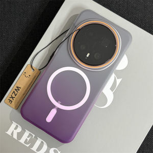 Slim Gradient Matte Translucent Lable Case For Honor 500 Magic 8 Pro Air 7 6 For Magsafe Wireless Charging Shockproof Hard Cover