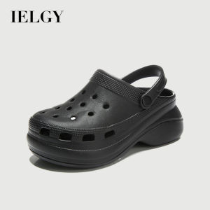 IELGY Sandals Slippers Women Outer Wear New Style Thick-Soled Heightened Anti-Slip Fashion High-Heeled