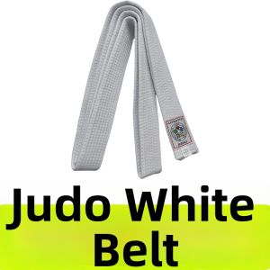 Judo Belt IJF Certified Waist Belt for Adults And Children White Yellow Orange Green Blue Red Belt for Judo Training And Competitions