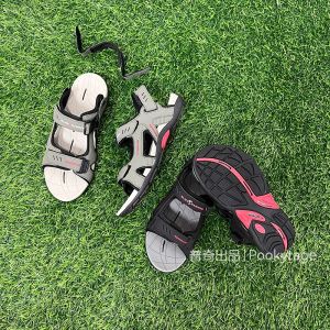 Outdoor Mens Sporty Slip-On Sandals Summer Anti-Slip Lightweight Detachable Magic Tape Beach Mountain Stream Crossing Shoes