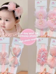 ENEN | Infant Pearl Bow Headband