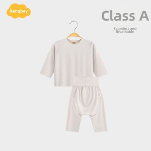 Aengbay | Newborn Baby Thin Two-Piece Pajama Set