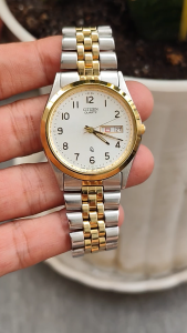 Đồng hồ nam Citizen CQ dây demi chạy pin hàng si