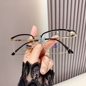 Kacamata Fashion Bluecromic Wanita Pria Photocromic Anti Radiasi Blueray Frame 2In1 A022